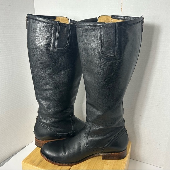Frye Black riding Boots women’s size 7 - Picture 11 of 13